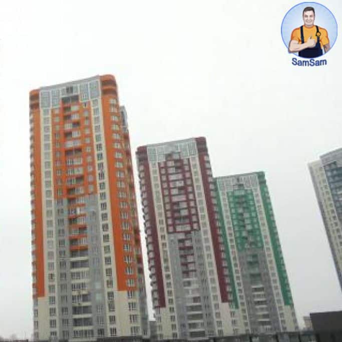 Кухня в квартире с мебелью