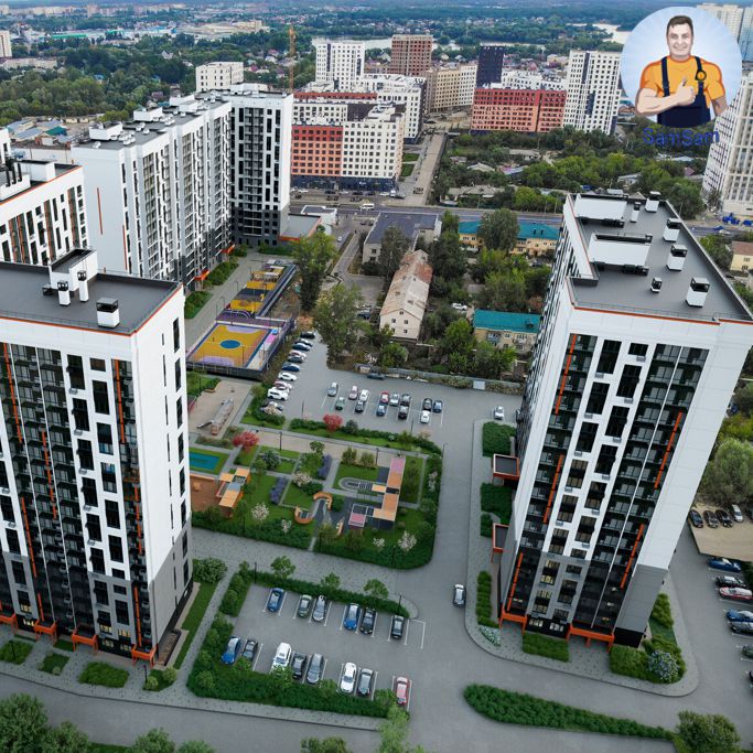 Пространство квартиры с мебелью