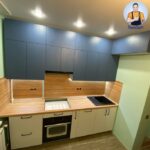 Освещение маленькой кухни с натяжными потолками
